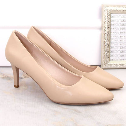Sergio Leone W SK414E coffee high heels
