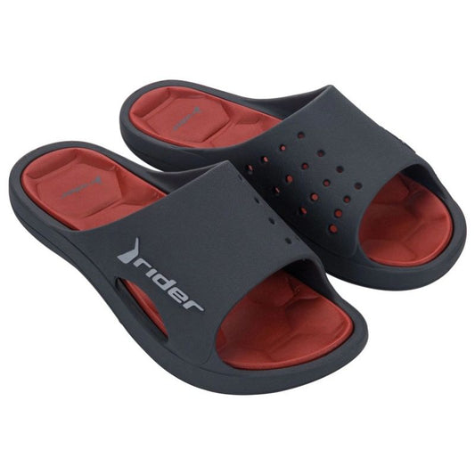 Rider shoes men's sports flip-flops Bay XIV Ad comfortable gray slippers