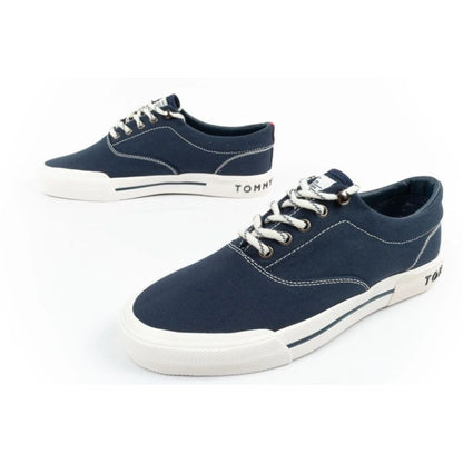 Tommy Hilfiger men's sports shoes sneakers fashionable comfortable navy blue