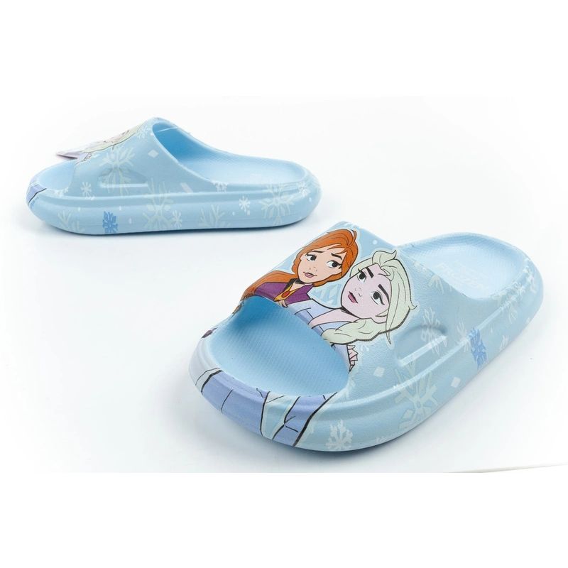 Leomil Frozen flip-flops for girls, light fairy-tale shoes