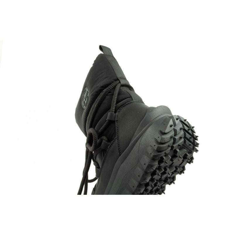 Lee Cooper women's winter hiking sports shoes, insulated, black, natural leather