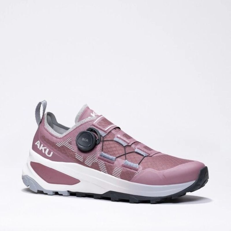Aku women's trial trekking shoes Furiosa BOA GTX Vibram fashionable pink