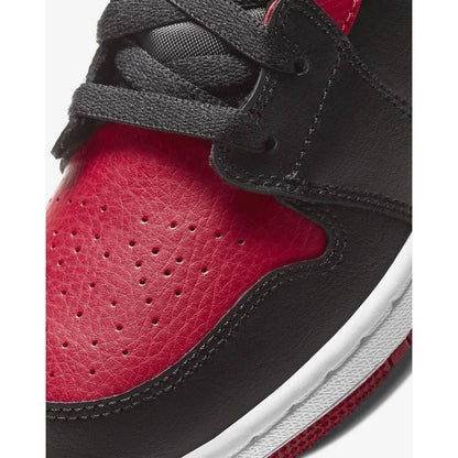 Air Jordan 1 Mid Banned GS retro shoes - 554725-074