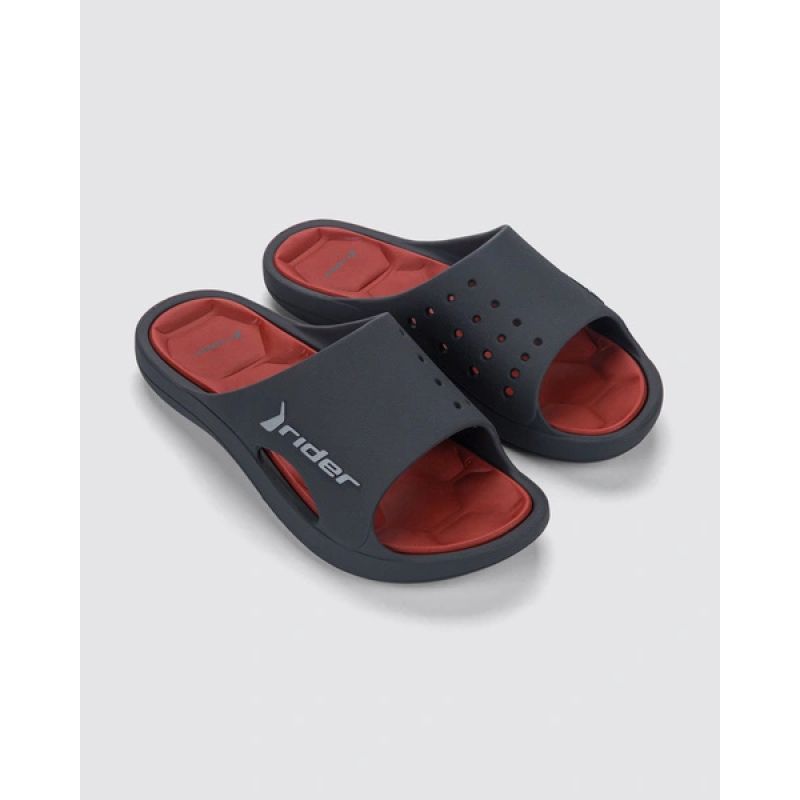 Rider shoes men's sports flip-flops Bay XIV Ad comfortable gray slippers