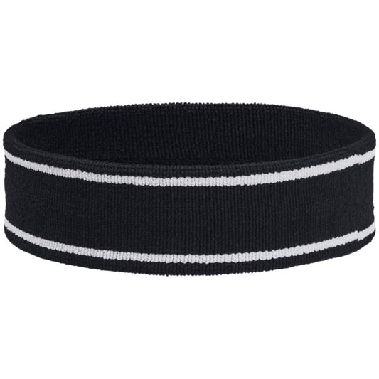 Under Armour Striped Performance Terry HB Headband 1373118 001