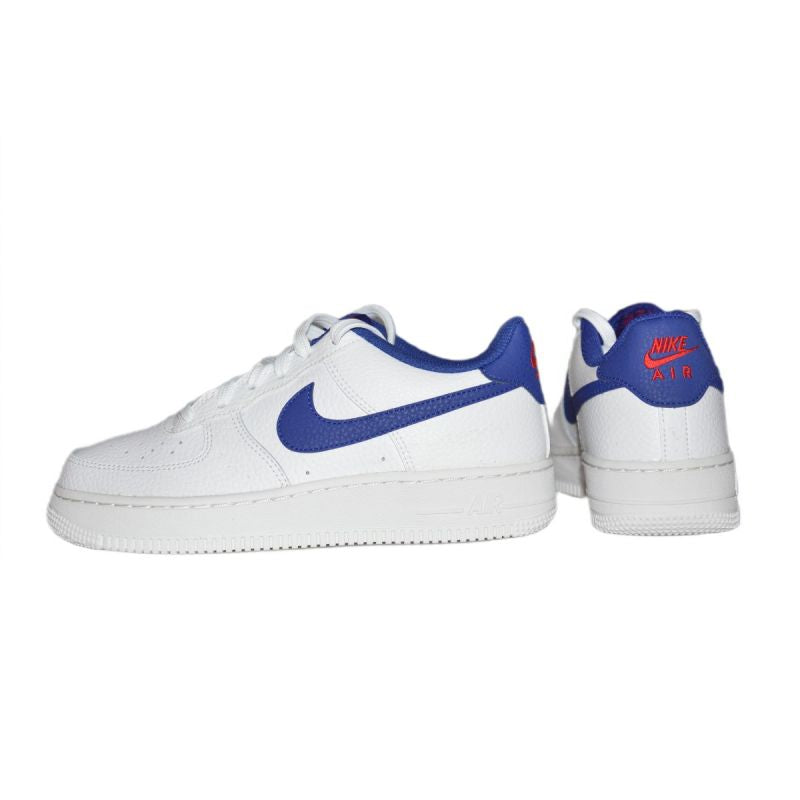 Nike Air Force 1 White/Deep royal blue women's shoes - CT3839-101