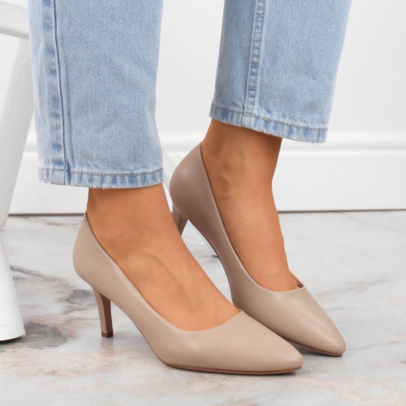 Sergio Leone W SK414E coffee high heels