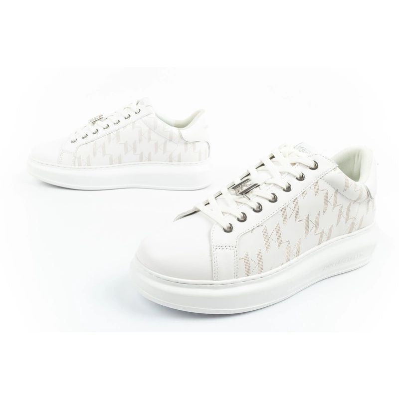 Karl Lagerfeld Kapri men's shoes sneakers natural leather white