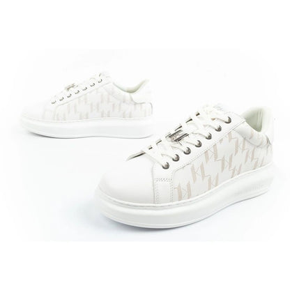 Karl Lagerfeld Kapri men's shoes sneakers natural leather white