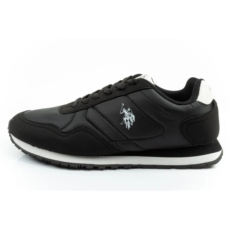 US Polo Assn sports shoes sneakers men's fashionable comfortable black