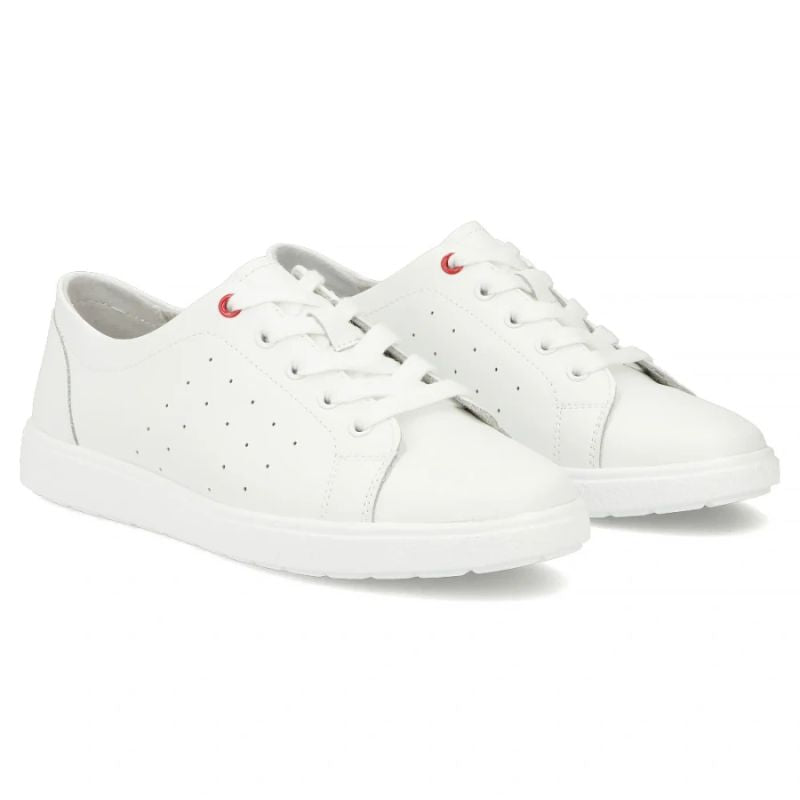 Women's white leather shoes Filippo DP7556