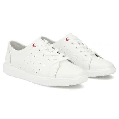 Women's white leather shoes Filippo DP7556