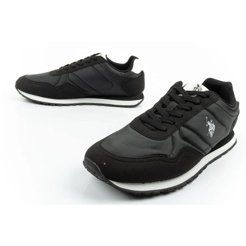 US Polo Assn sports shoes sneakers men's fashionable comfortable black