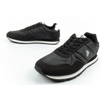 US Polo Assn sports shoes sneakers men's fashionable comfortable black