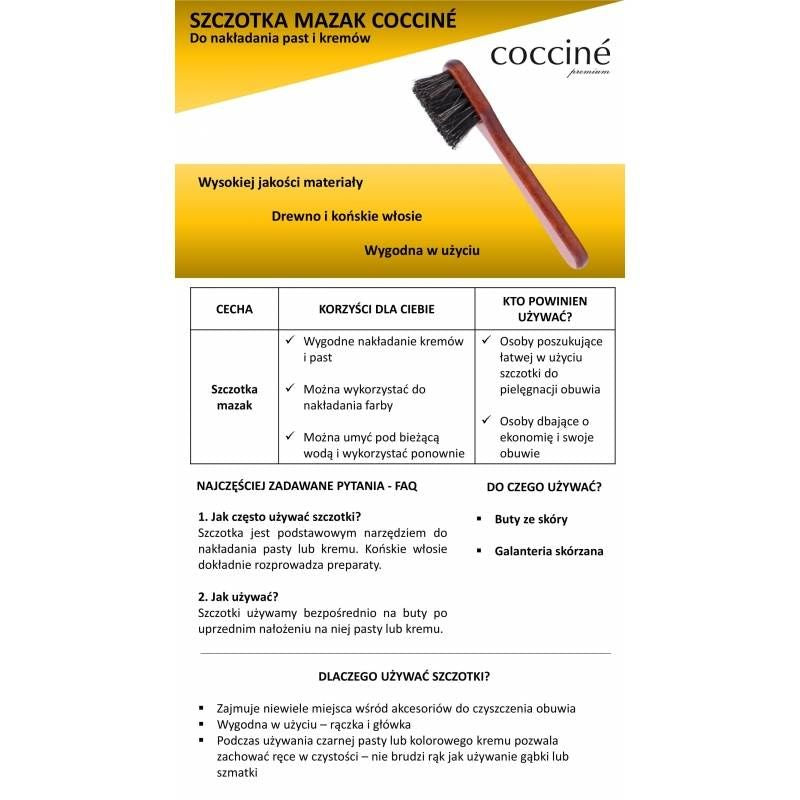 Shoe brush marker Coccine small DA0248