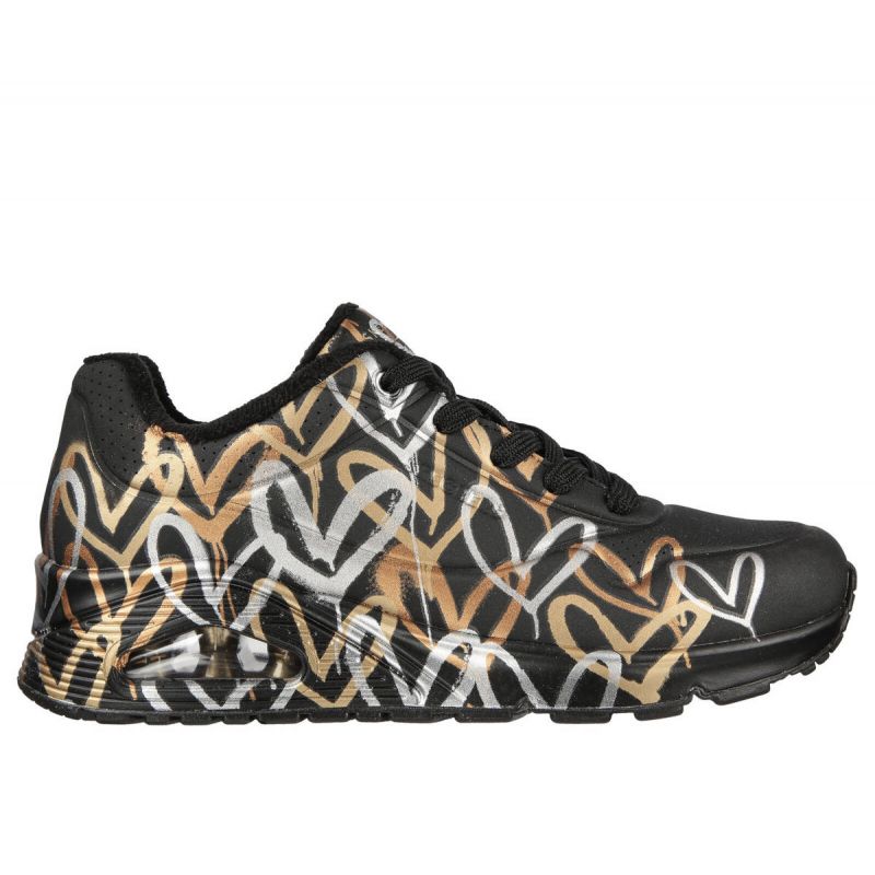 Skechers Uno Metallic Love W 155523/BKGD shoes