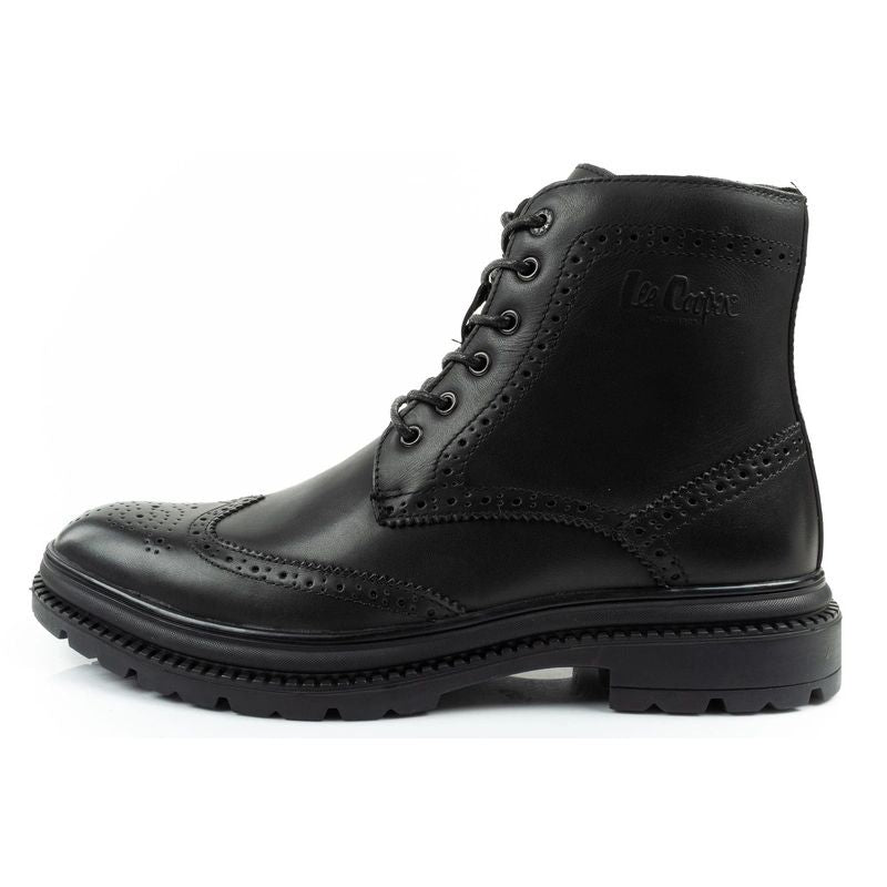 Lee Cooper men's shoes Chelsea boots elegant leather black