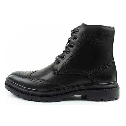 Lee Cooper men's shoes Chelsea boots elegant leather black