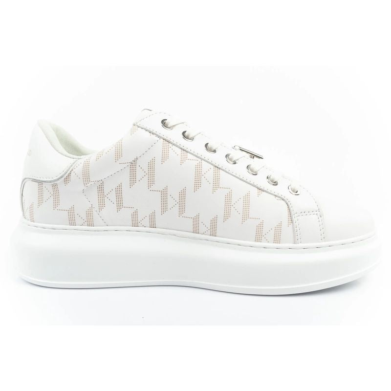 Karl Lagerfeld Kapri men's shoes sneakers natural leather white