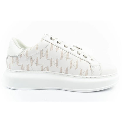 Karl Lagerfeld Kapri men's shoes sneakers natural leather white