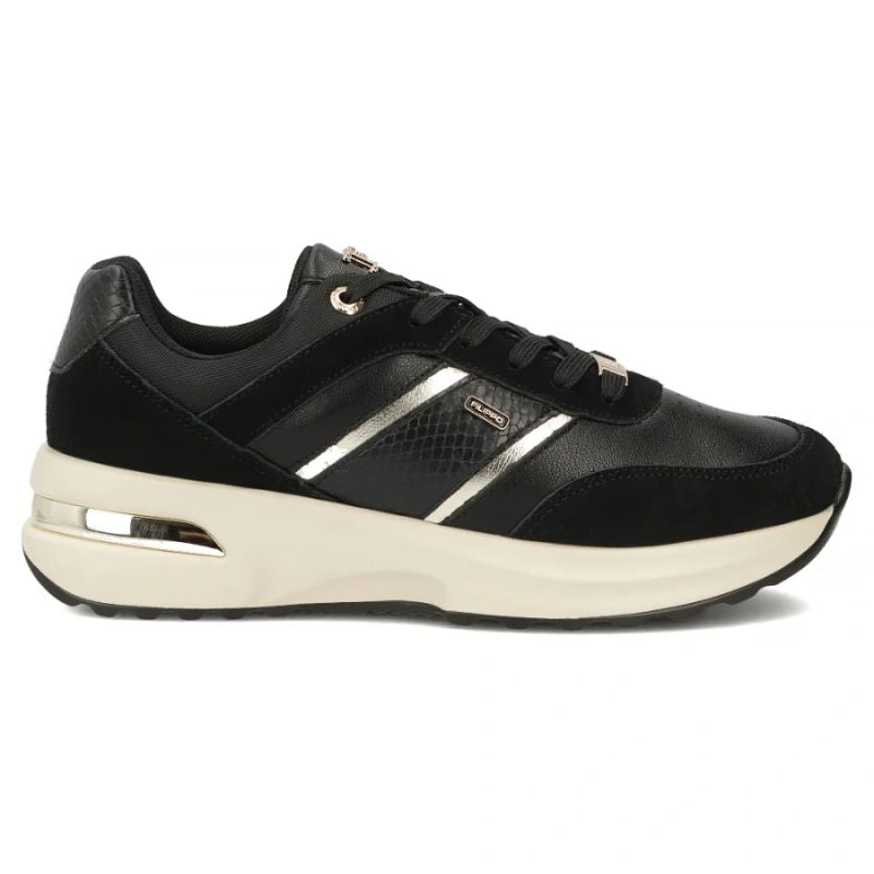 Women's leather shoes, sneakers, black Filippo DP7772