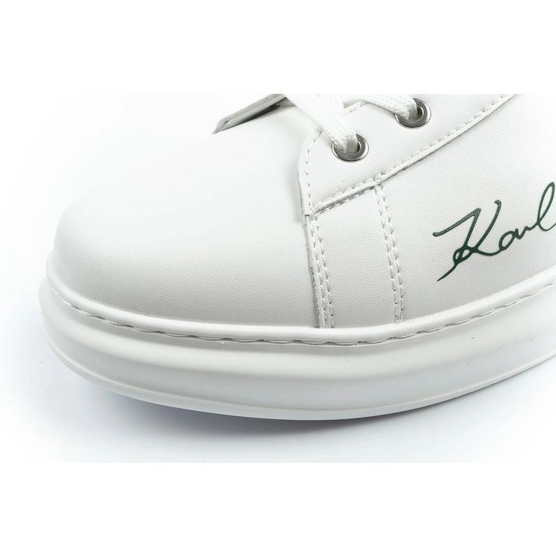 Karl Lagerfeld men's shoes sneakers Kapri natural leather white