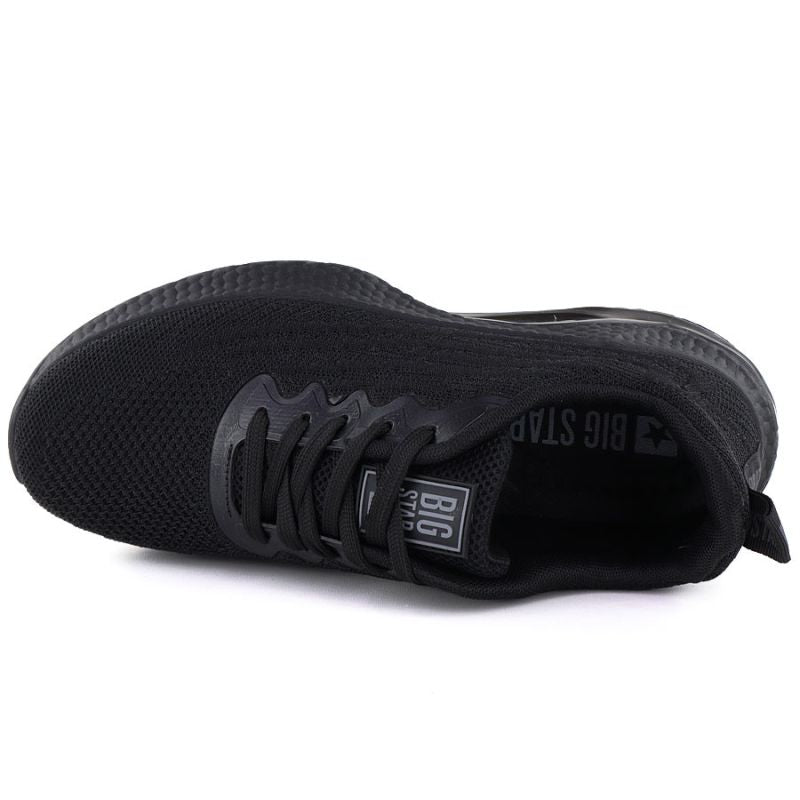 Black men's sports shoes Big Star TT174145