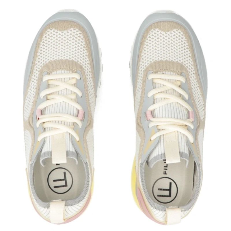Beige women's sports shoes Filippo DP7843