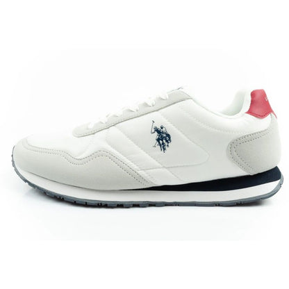 US Polo Assn sports shoes sneakers men's fashionable comfortable white