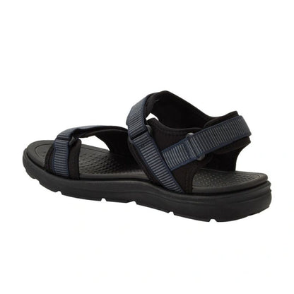 Lee Cooper men's shoes velcro sandals for summer beach light blue black
