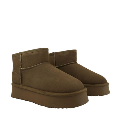 Women's leather shoes Solo Soprani Couture Hugh Platform olive SSW421P05 06