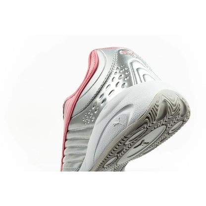 Puma sports shoes sneakers youth V-S2 Goalgetter fashionable silver