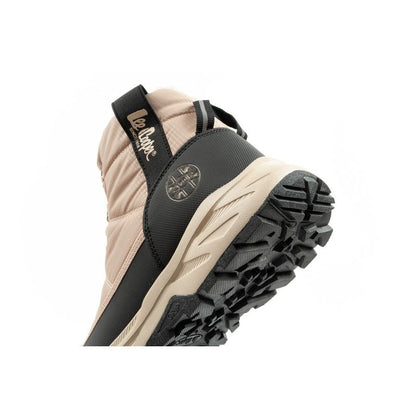Lee Cooper women's winter hiking shoes, insulated, beige, black