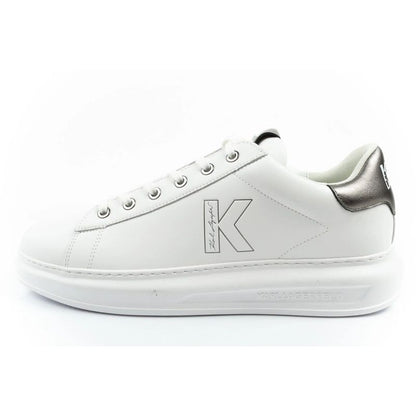 Karl Lagerfeld men's shoes sneakers Kapri natural leather white