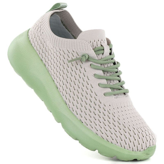 Beige women's sports shoes NEWS 26TX02-168