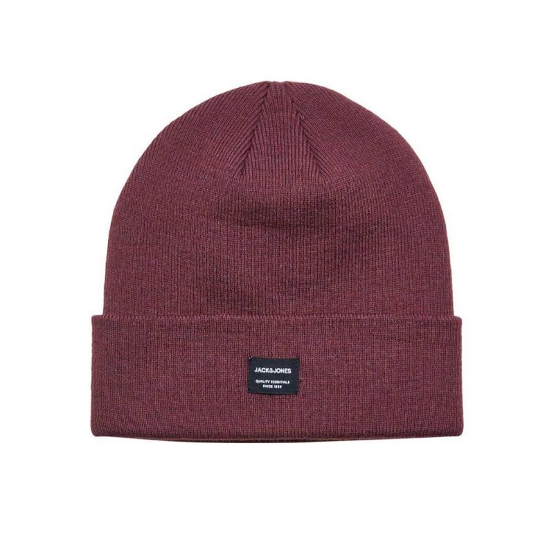 Jack & Jones Jacdna Beanie Noos M 12092815 Burgundy