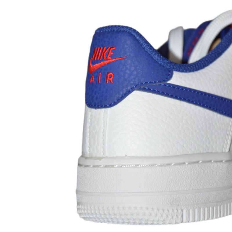 Nike Air Force 1 White/Deep royal blue women's shoes - CT3839-101