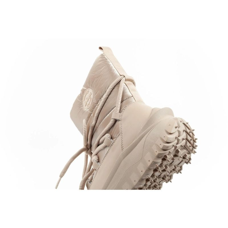 Lee Cooper women's winter trekking sports shoes, insulated, beige, natural leather