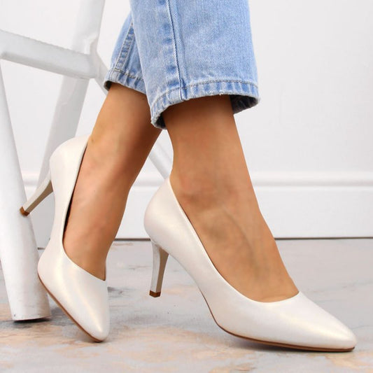 Sergio Leone W SK414D pearl high heels