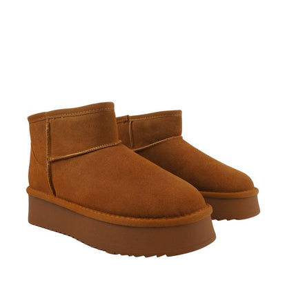Women's leather shoes Solo Soprani Couture Hugh Platform light brown SSW421P05 02