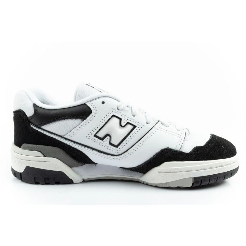 New Balance 550 youth sports shoes sneakers leather fashionable black white
