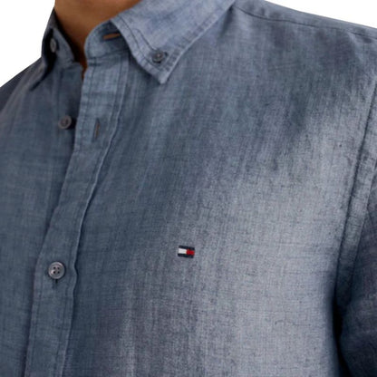 Tommy Hilfiger Pigment Dyed Linen shirt M MW0MW23147