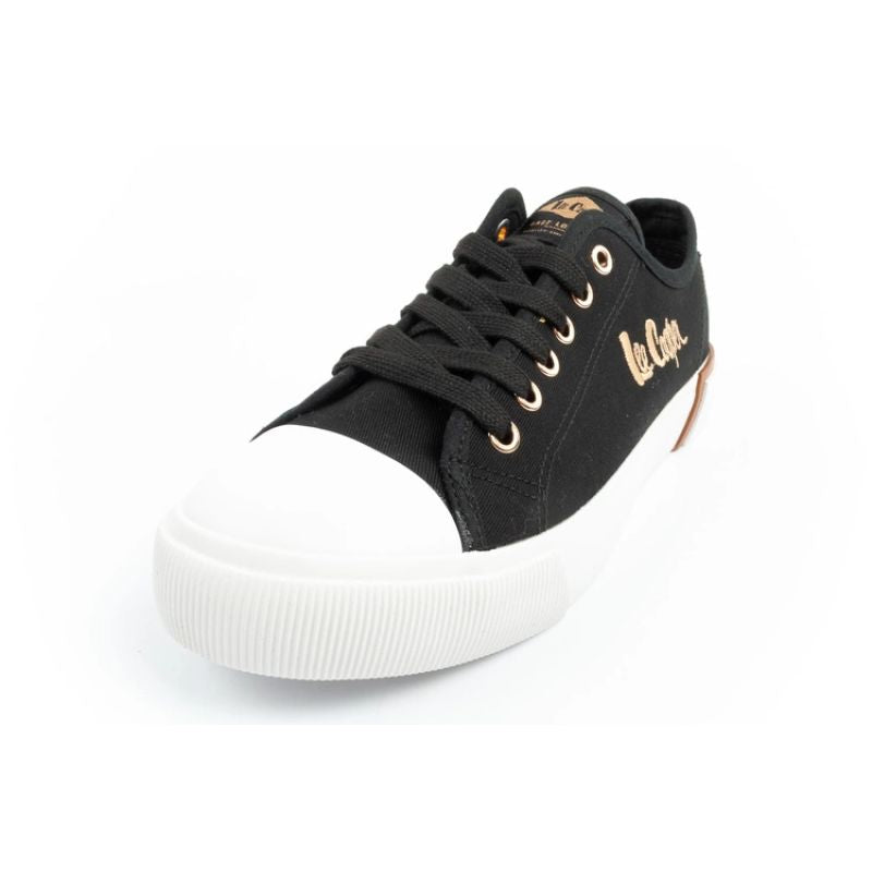 Lee Cooper women's sports shoes fabric sneakers stylish black