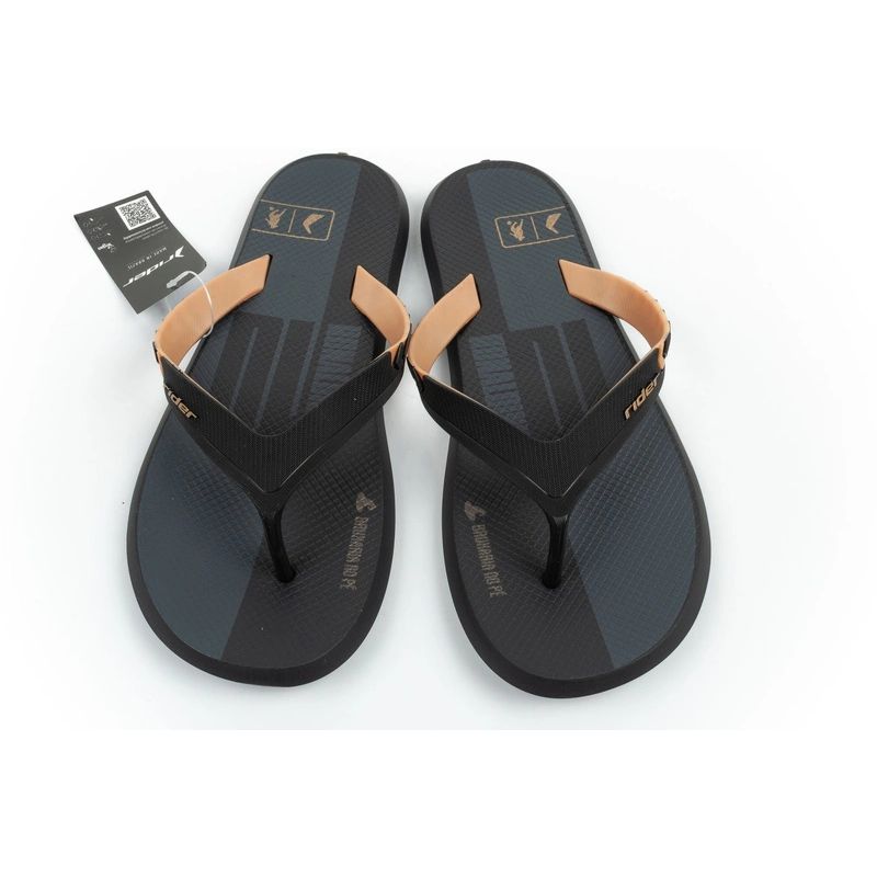 Rider shoes men's sports flip-flops R1 Prime comfortable slippers black