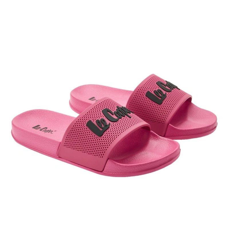 Lee Cooper women's sports shoes slip-on slippers comfortable lightweight pink