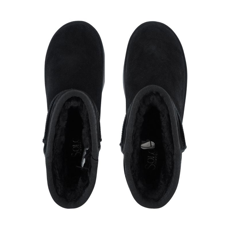 Women's leather shoes Solo Soprani Couture Hugh Platform black SSW421P05 01