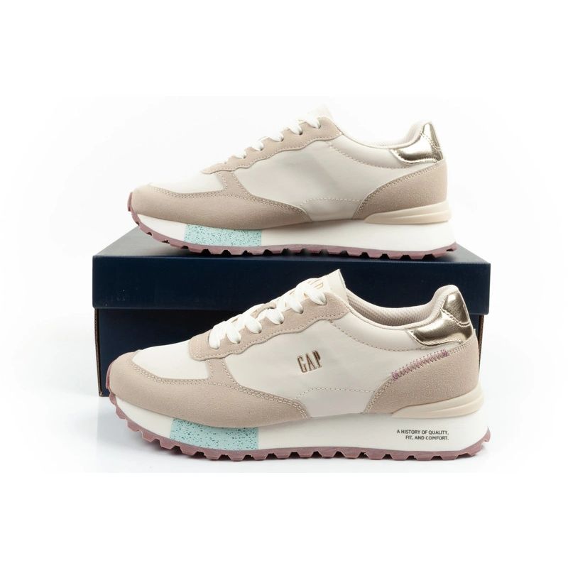 Gap women's sports shoes Osaka beige sneakers comfortable fashionable