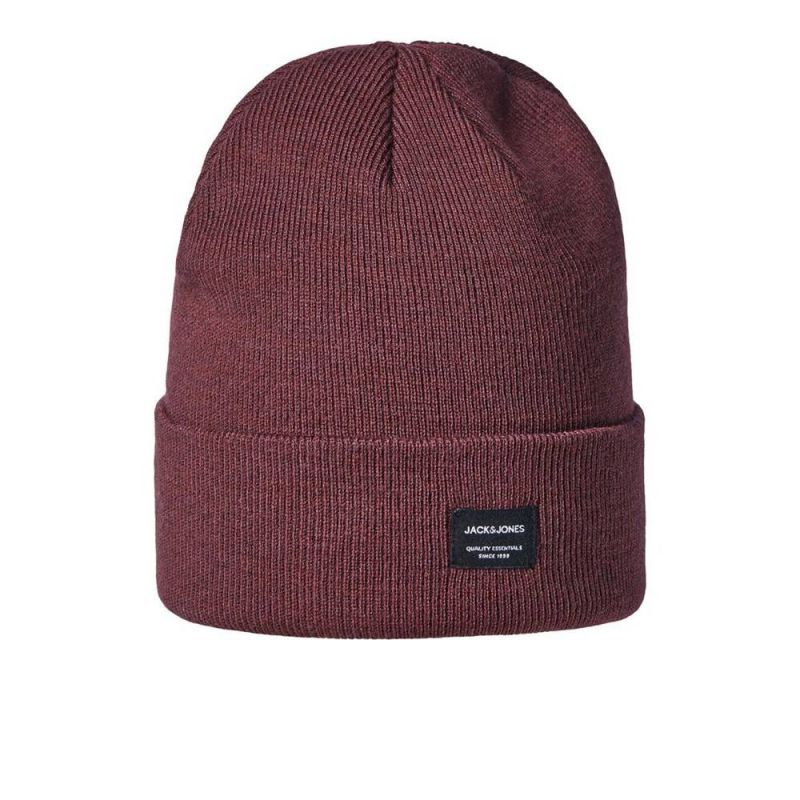 Jack & Jones Jacdna Beanie Noos M 12092815 Burgundy