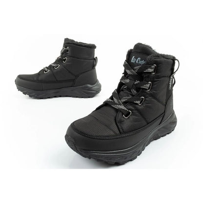 Lee Cooper women's winter hiking shoes, insulated, black