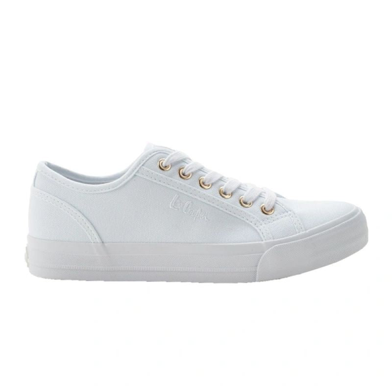 Lee Cooper women's sports shoes fabric sneakers stylish white